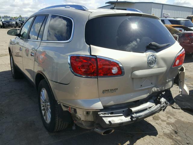 5GAKRAED3BJ401508 - 2011 BUICK ENCLAVE CX TAN photo 3