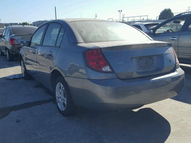 1G8AJ52F25Z105541 - 2005 SATURN ION LEVEL GRAY photo 3