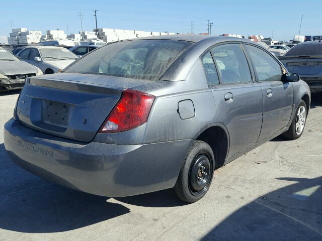 1G8AJ52F25Z105541 - 2005 SATURN ION LEVEL GRAY photo 4