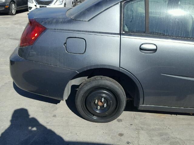 1G8AJ52F25Z105541 - 2005 SATURN ION LEVEL GRAY photo 9