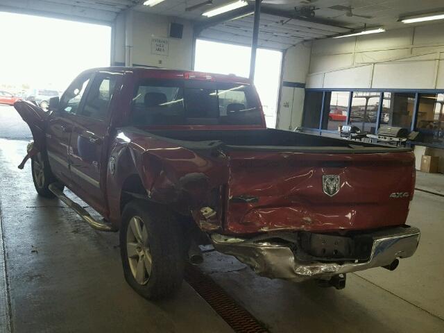 1D3HV13TX9S767976 - 2009 DODGE RAM 1500 RED photo 3