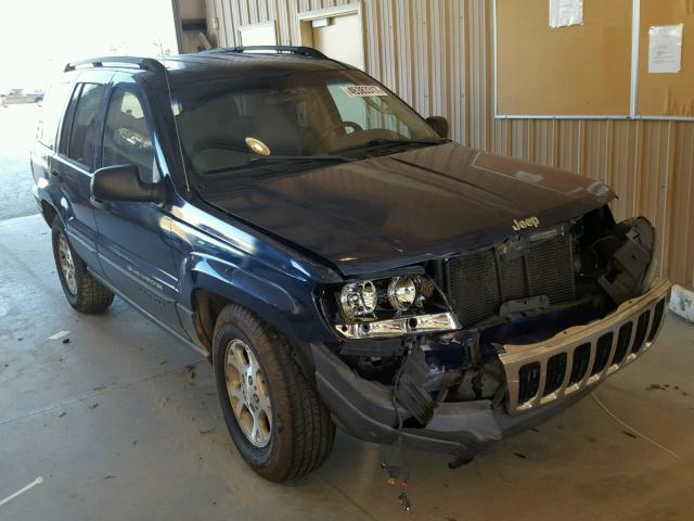 1J4GX48S33C504269 - 2003 JEEP GRAND CHER BLUE photo 1