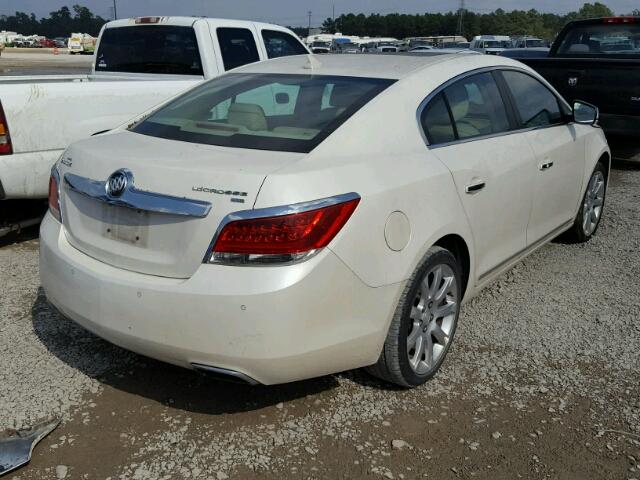 1G4GE5EV1AF250102 - 2010 BUICK LACROSSE C WHITE photo 4