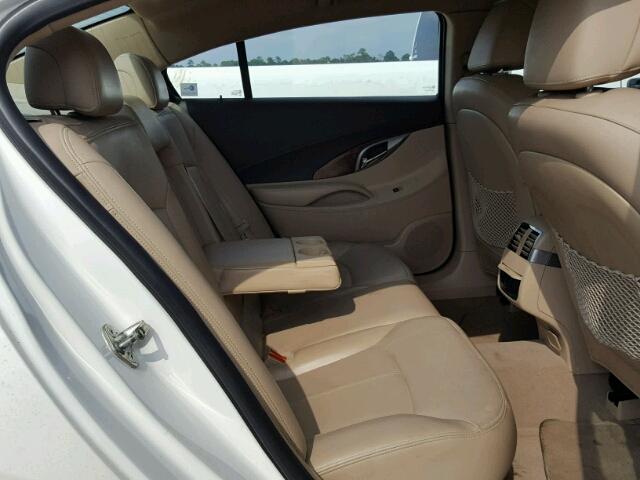 1G4GE5EV1AF250102 - 2010 BUICK LACROSSE C WHITE photo 6