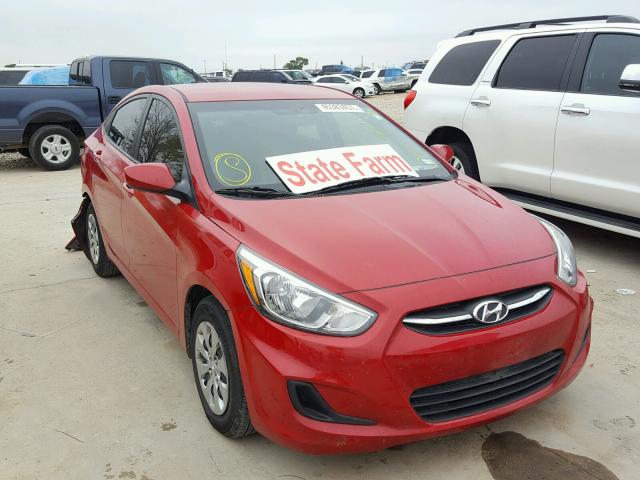 KMHCT4AE5GU117710 - 2016 HYUNDAI ACCENT SE RED photo 1