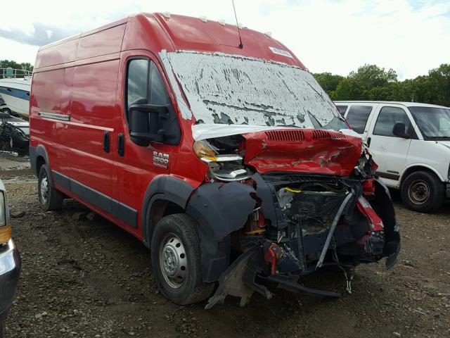 3C6TRVDG8GE134304 - 2016 RAM PROMASTER 红色 照片 1