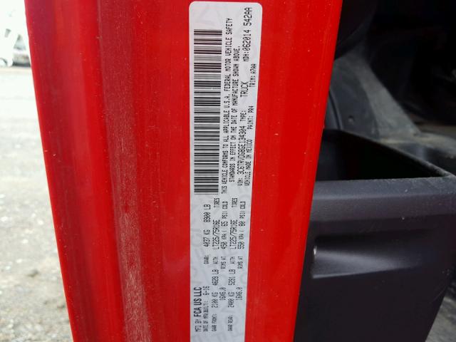 3C6TRVDG8GE134304 - 2016 RAM PROMASTER 红色 照片 10