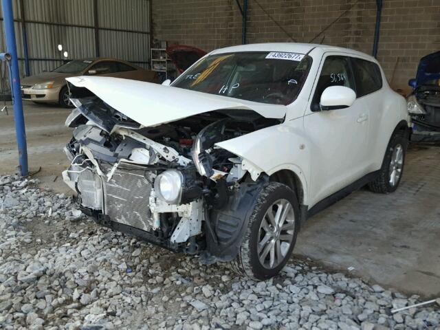 JN8AF5MR1ET355262 - 2014 NISSAN JUKE S WHITE photo 2