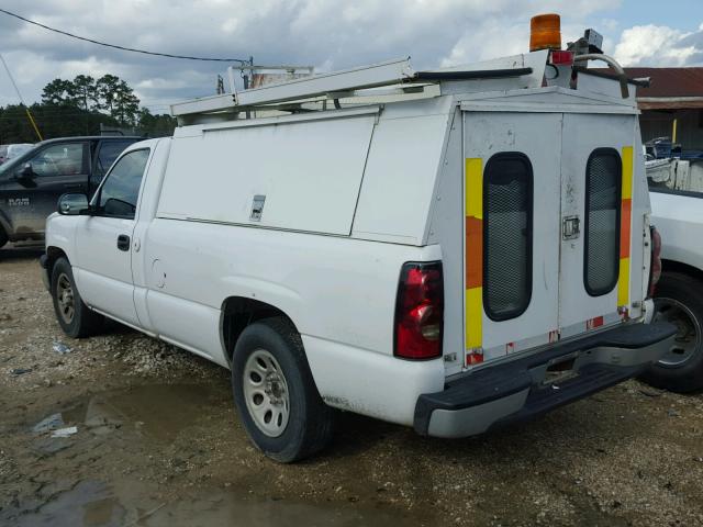 3GCEC14X86G252481 - 2006 CHEVROLET SILVERADO WHITE photo 3