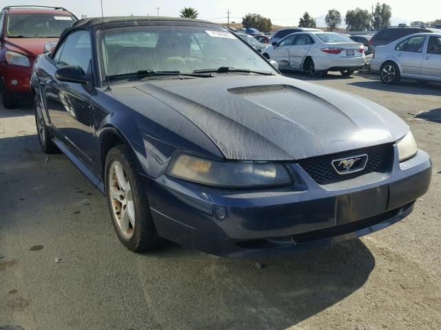 1FAFP44411F159799 - 2001 FORD MUSTANG BLUE photo 1