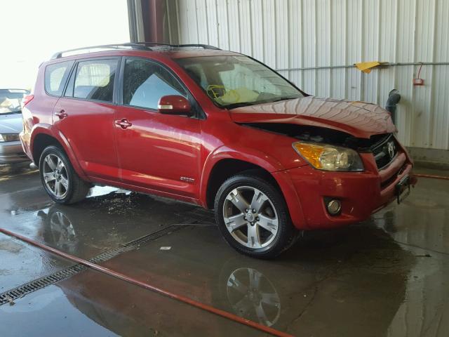 JTMRK4DV2A5087659 - 2010 TOYOTA RAV4 SPORT RED photo 1