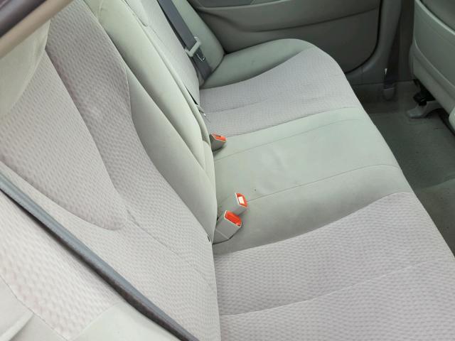 4T4BF3EK8AR016929 - 2010 TOYOTA CAMRY BASE BLACK photo 6