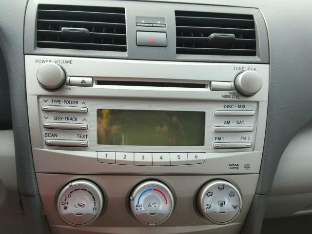 4T4BF3EK8AR016929 - 2010 TOYOTA CAMRY BASE BLACK photo 9