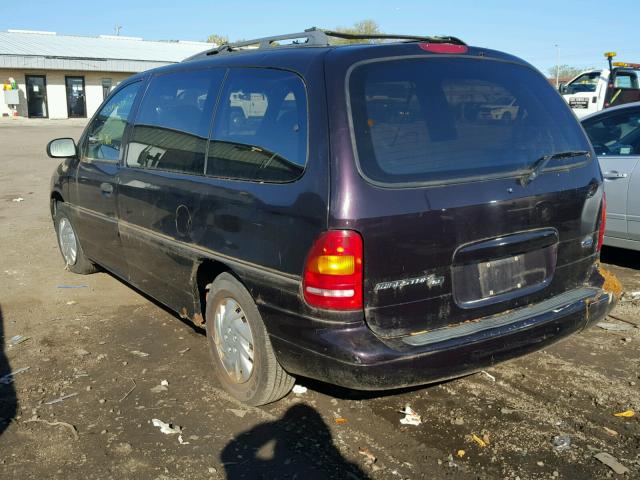 2FMDA5141TBA49378 - 1996 FORD WINDSTAR W PURPLE photo 3