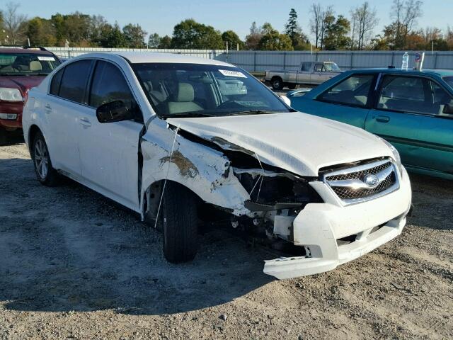 4S3BMBB68A3243792 - 2010 SUBARU LEGACY 2.5 WHITE photo 1