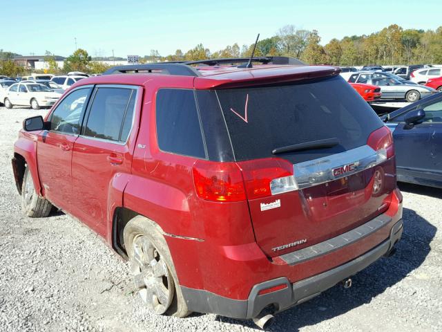 2GKFLVE3XD6349041 - 2013 GMC TERRAIN SL RED photo 3