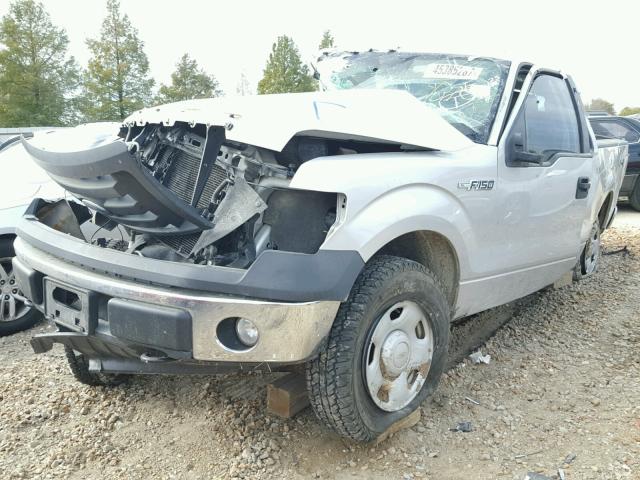 1FTPX14V49FA14936 - 2009 FORD F150 SUPER SILVER photo 2