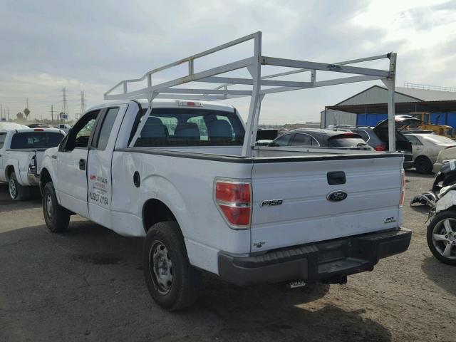 1FTEX1CM6BFD32241 - 2011 FORD F150 SUPER WHITE photo 3