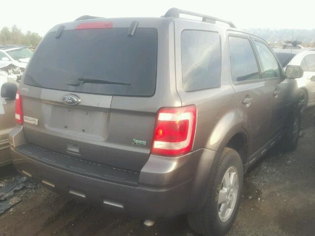 1FMCU0DG8CKA44101 - 2012 FORD ESCAPE XLT GRAY photo 4