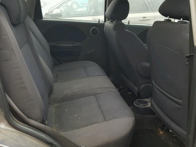 KL1TD66667B770614 - 2007 CHEVROLET AVEO BASE 灰色 照片 6