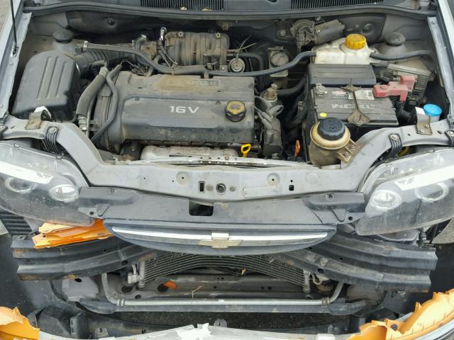 KL1TD66667B770614 - 2007 CHEVROLET AVEO BASE 灰色 照片 7