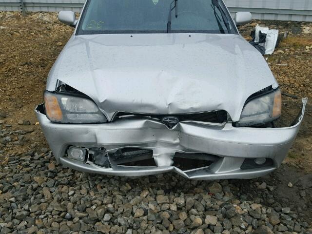 4S3BH646235302061 - 2003 SUBARU LEGACY GT SILVER photo 9