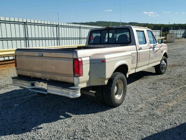 1FTJW35F0VEA53096 - 1997 FORD F350 BEIGE photo 4