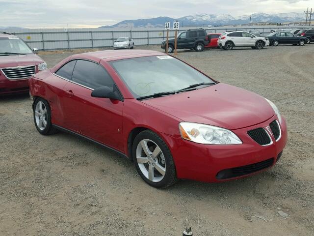 1G2ZH351974143202 - 2007 PONTIAC G6 GT RED photo 1