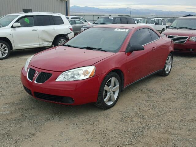 1G2ZH351974143202 - 2007 PONTIAC G6 GT RED photo 2