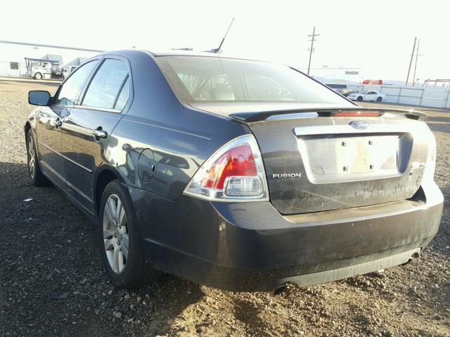 3FAHP08197R141242 - 2007 FORD FUSION SEL GRAY photo 3