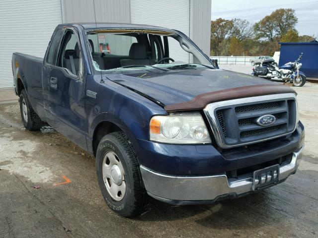 1FTRF12W24NA44328 - 2004 FORD F150 BLUE photo 1