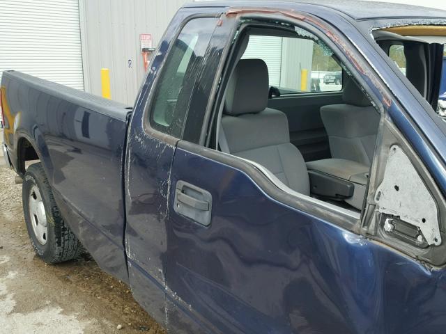 1FTRF12W24NA44328 - 2004 FORD F150 BLUE photo 10