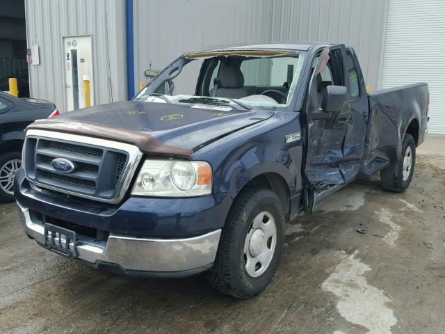 1FTRF12W24NA44328 - 2004 FORD F150 BLUE photo 2