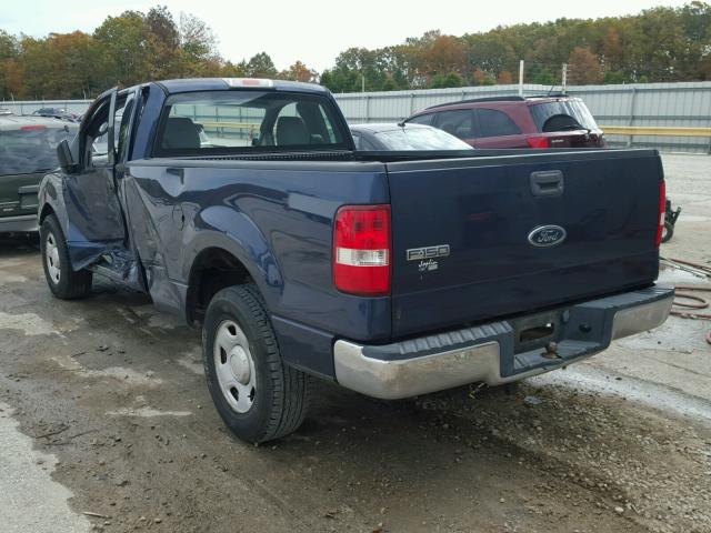 1FTRF12W24NA44328 - 2004 FORD F150 BLUE photo 3