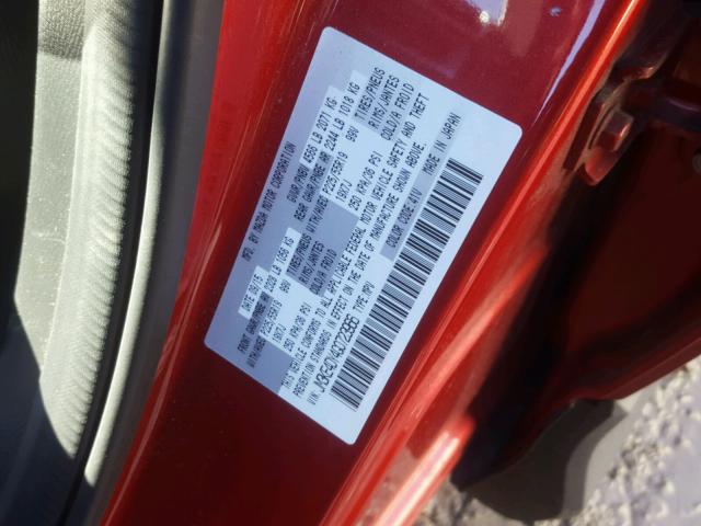 JM3KE4DY4G0723966 - 2016 MAZDA CX-5 GT RED photo 10