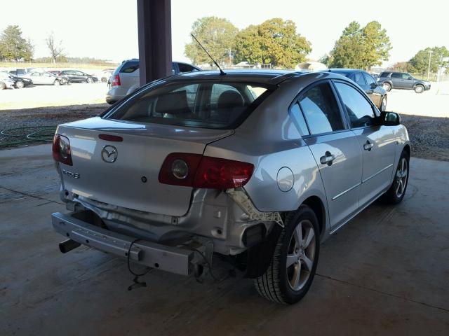 JM1BK12F151306068 - 2005 MAZDA 3 I GRAY photo 4