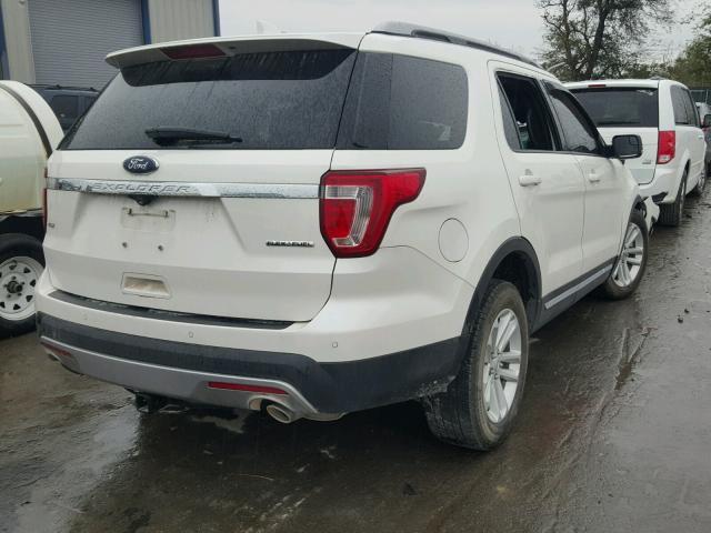 GFM5K7D88GGB84061 - 2016 FORD EXPLORER WHITE photo 4