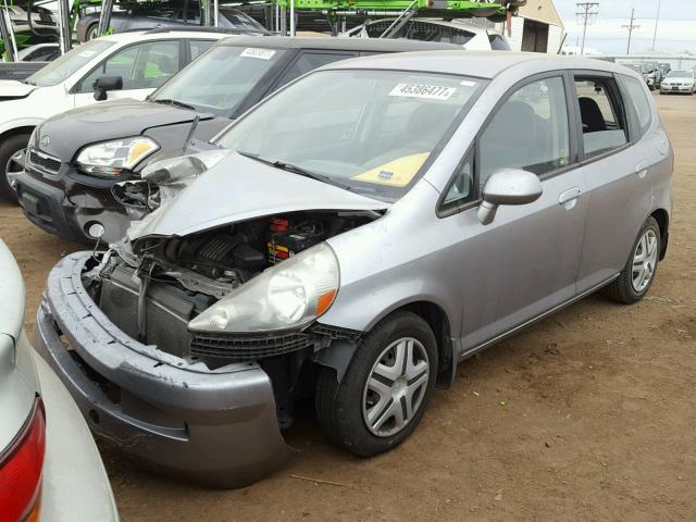 JHMGD38417S054402 - 2007 HONDA FIT CHARCOAL photo 2