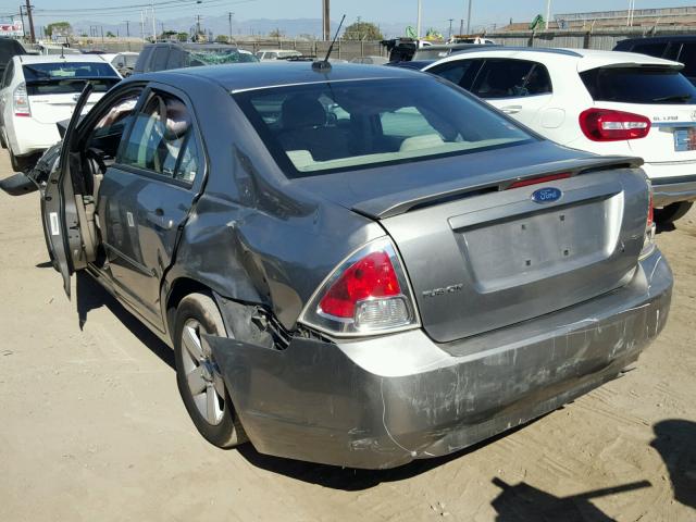 3FAHP07Z38R165304 - 2008 FORD FUSION SILVER photo 3