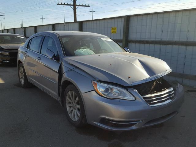 1C3CCBBGXDN569560 - 2013 CHRYSLER 200 TOURIN SILVER photo 1