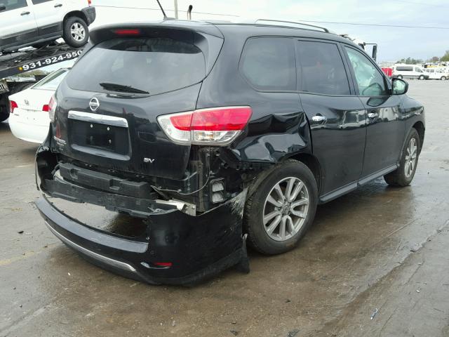 5N1AR2MN9EC733158 - 2014 NISSAN PATHFINDER BLACK photo 4