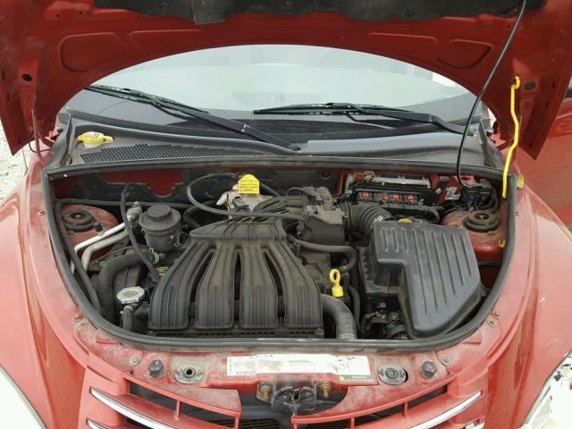 3A4FY48B37T554124 - 2007 CHRYSLER PT CRUISER RED photo 7