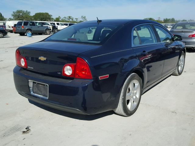 1G1ZG57B99F246362 - 2009 CHEVROLET MALIBU LS BLUE photo 4