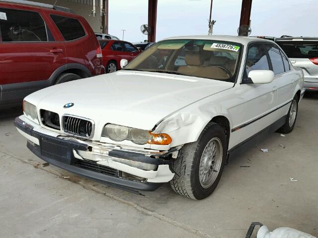 WBAGG8342YDN78304 - 2000 BMW 740 I AUTO WHITE photo 2