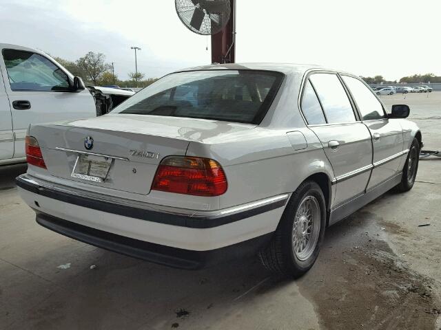 WBAGG8342YDN78304 - 2000 BMW 740 I AUTO WHITE photo 4