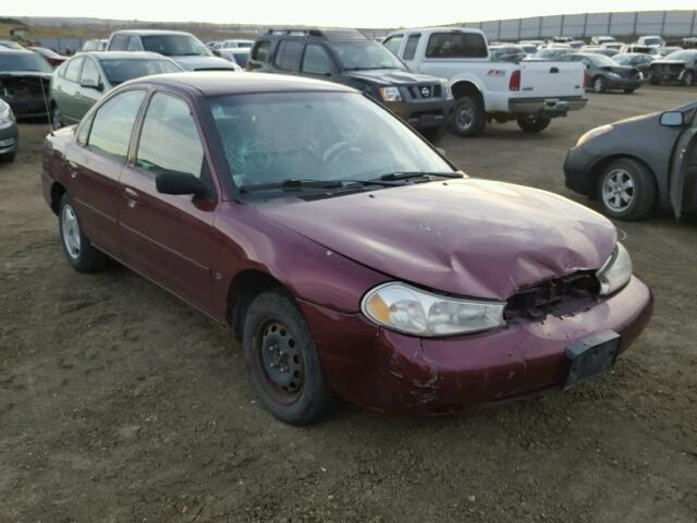 1FAFP6639YK142508 - 2000 FORD CONTOUR SE RED photo 1