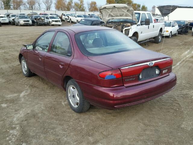 1FAFP6639YK142508 - 2000 FORD CONTOUR SE RED photo 3