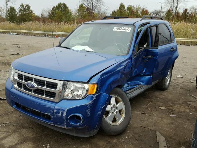 1FMCU9D7XBKC50703 - 2011 FORD ESCAPE BLUE photo 2