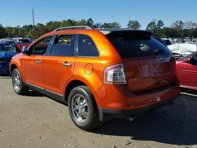 2FMDK36CX8BA78502 - 2008 FORD EDGE SE ORANGE photo 3