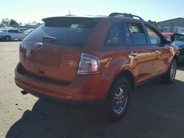 2FMDK36CX8BA78502 - 2008 FORD EDGE SE ORANGE photo 4